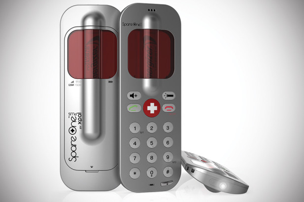SpareOnePlus Emergency Phone - matte silver