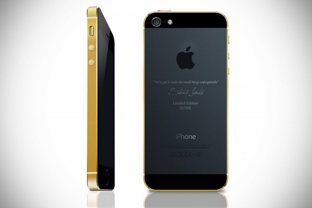 Gold-plated Limited Edition iPhone 5s by GineeX Studio