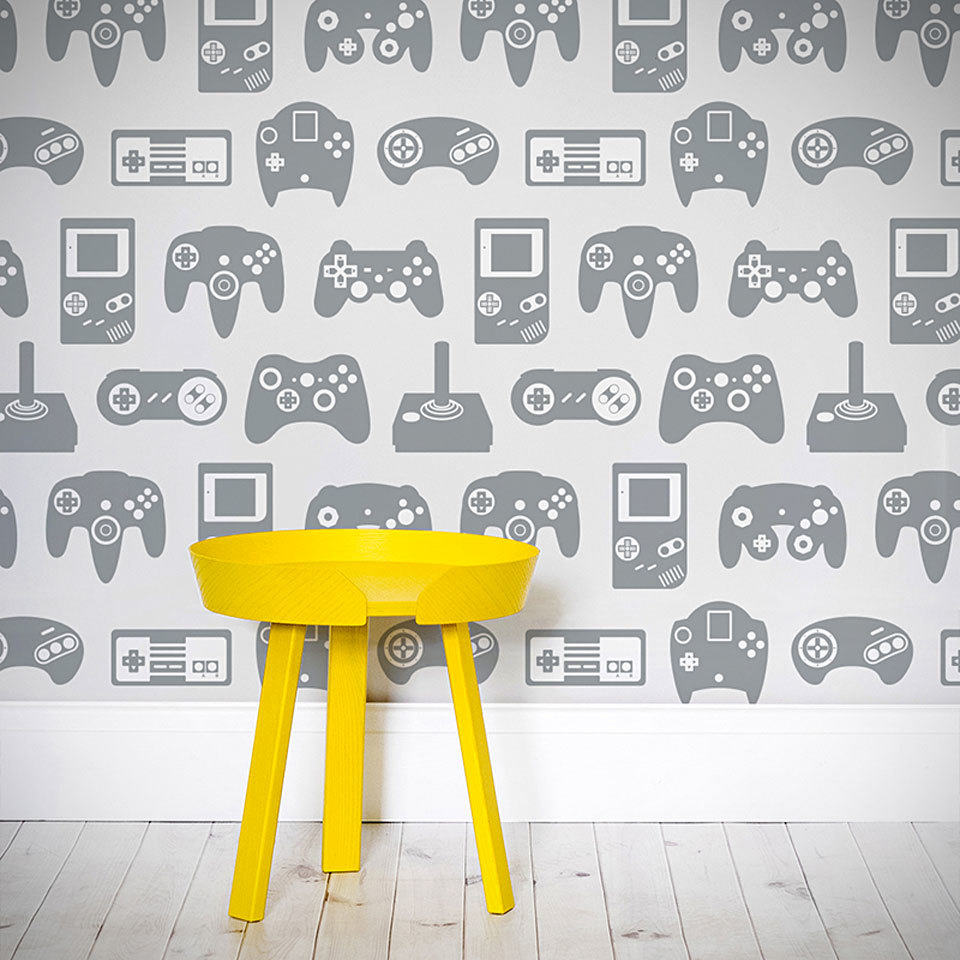 Retro Gaming Controllers Wallpaper is Exactly What Gaming Geeks ...