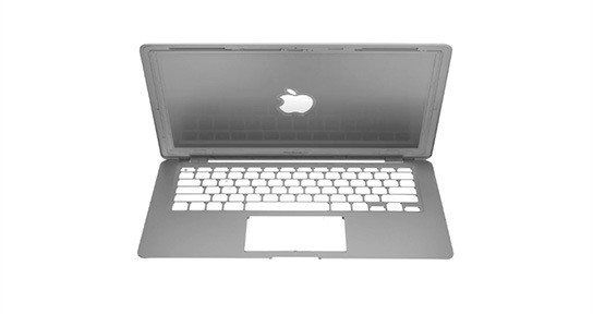 Apple new MacBook Air unibody construction 544px