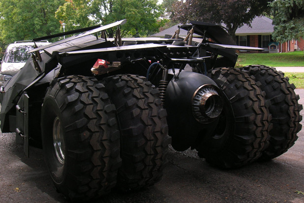 real-life batmobile Tumbler that actually drives - Bob Dullam Tumbler