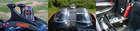 Fiberglass Freaks licensed replica batmobile - features 544px