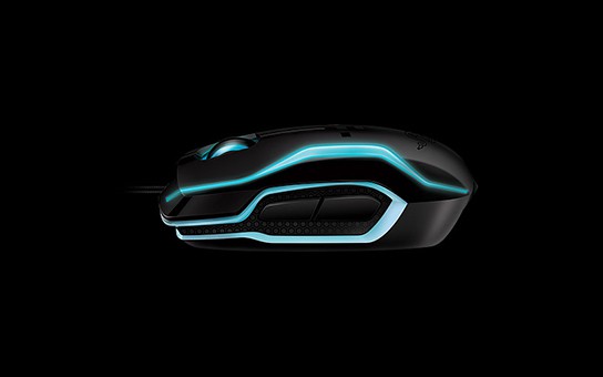 Razer TRON Gaming Mouse - side view 544px