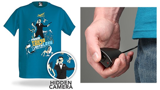 ThinkGeek Electronic Spy Camera Shirt 544px