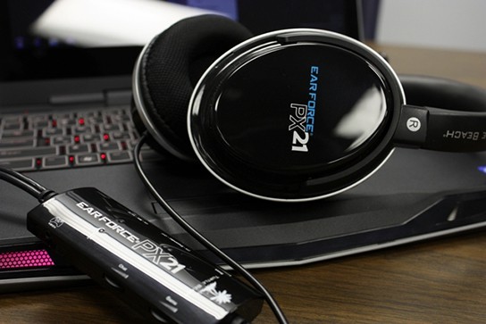 Turtle Beach Ear Force DPX21 with laptop 544px
