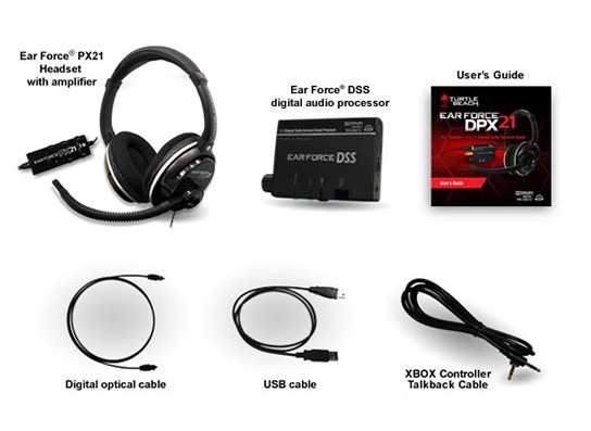 Turtle Beach Ear Force DPX21 - what's in the package 544px