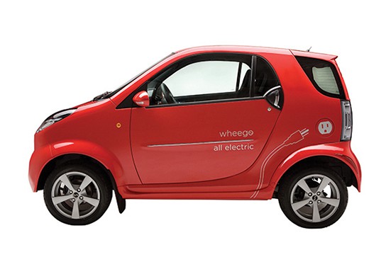 Wheego Whip LiFe electric car - side