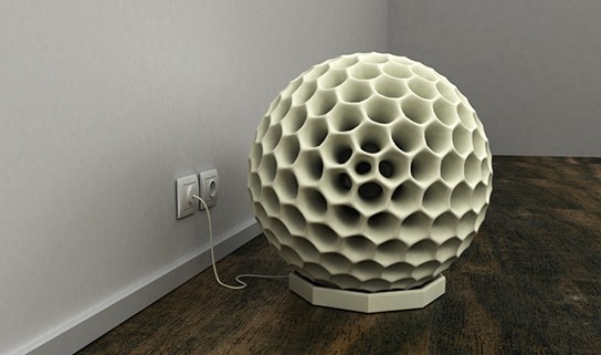 Dave Hakken Dust Ball on its charging station 544px