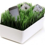 concealing your cables of mess with Grassy Lawn Charging Station