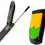go retrolistic: Motorola StarTAC flip phone with a colorful twist