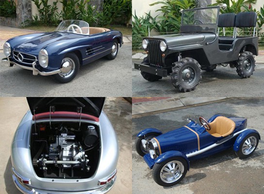 miniature classic cars