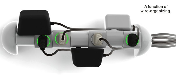 Rotating 360DEG Multi-outlet Socket img3 544px