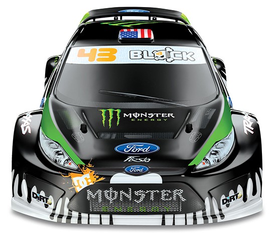 TRAXXAS Ken Block #43 Fiesta - front view 544px