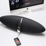 Bowers and Wilkins Zeppelin Air with iMac and iPhone 4 600px