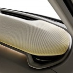 Johnson Controls ie3 concept car - mesh-fabric-covered dash 720px
