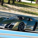 MaRussia B2 - olive - front angled view on test track 544px