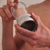 Soap Flakes - hand-held dispenser action shot 2
