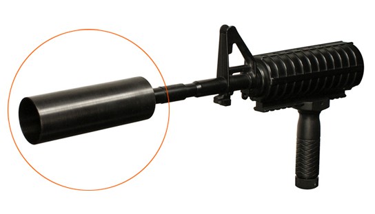 NcSTAR AGOLF AR-15/M16 Golf Ball Launcher main2 544x311px