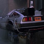 Back to the Future 2 - flying Time Machine DeLorean 600x300px