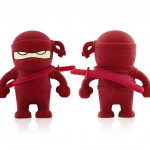 Bone Collection Ninja USB Flash Drive - red 640x480px