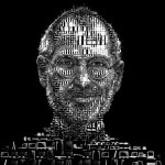 designer turns iProducts into a collage of Steve Jobs