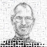 Charis Tsevis Illustration - Steve Jobs (white) 800x844px