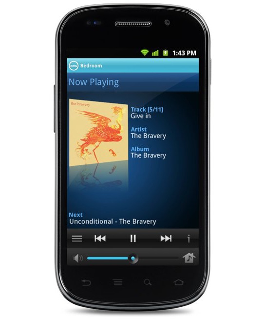 Sonos Controller for Android 544px