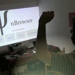 kinect-hack: swim the web instead of surfing the web