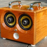 iBox combines the beauty of natural wood and amplified sound