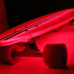 Flexdex Clear29 LT LED Skateboard - red 588x388px
