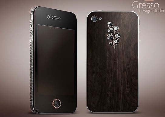 Gresso Black Diamonds iPhone 4 for Lady 544x388px