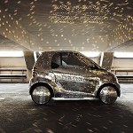 Smart electric given a glittering disco ball treatment