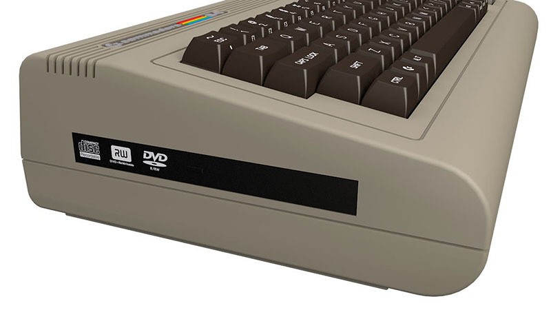 Commodore 64 - DVD tray (option to upgrade to slot drive or BluRay) 800x450px