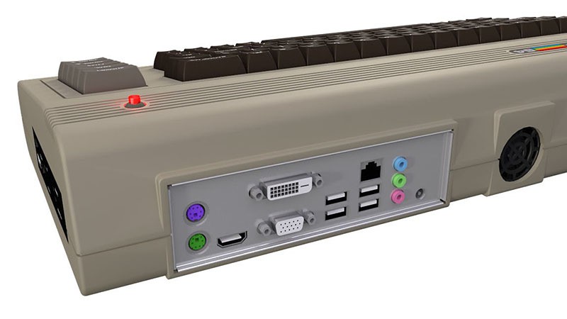 Commodore 64 - updated with modern I/O including a HDMI out port 800x450px