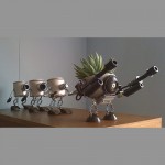 Robo-planters by M.C. Langer 500x500px