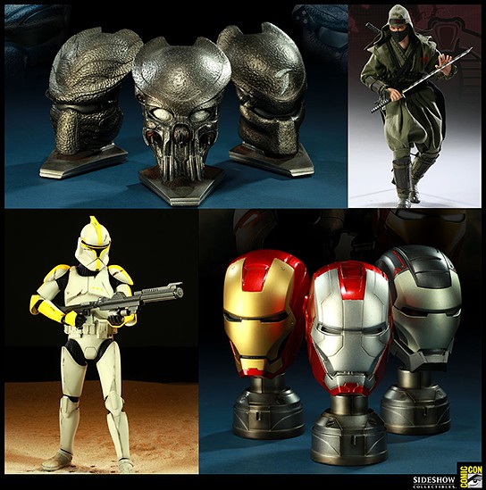 Sideshow Collectibles Comic-Con Exclusives 544x549px