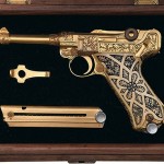 rare gold plated Luger pistol to go under the hammer