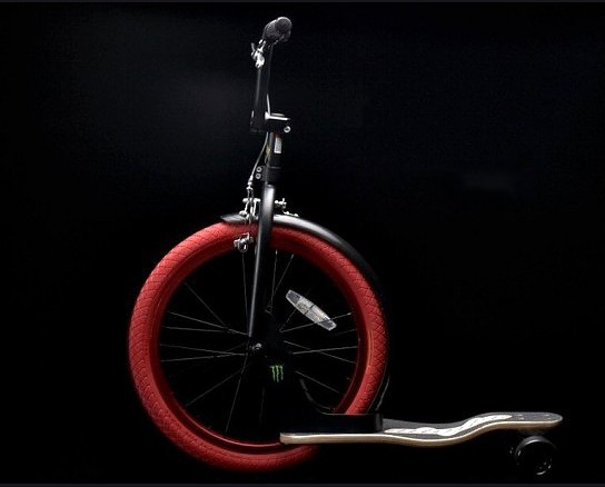 Sbyke is a mash-up of a bike, a scooter and a skateboard - SHOUTS