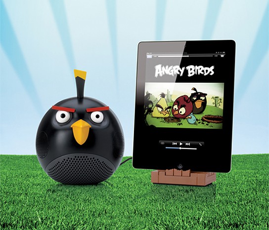 Gear4 Angry Bird Speakers - Black Bird 544x466px