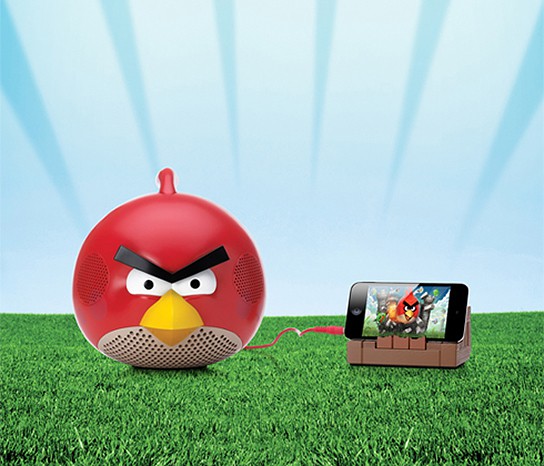 Gear4 Angry Bird Speakers - Red Bird 544x466px