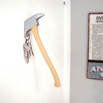 Regnah Axe Hanger: punch an axe in the wall to hang your coat