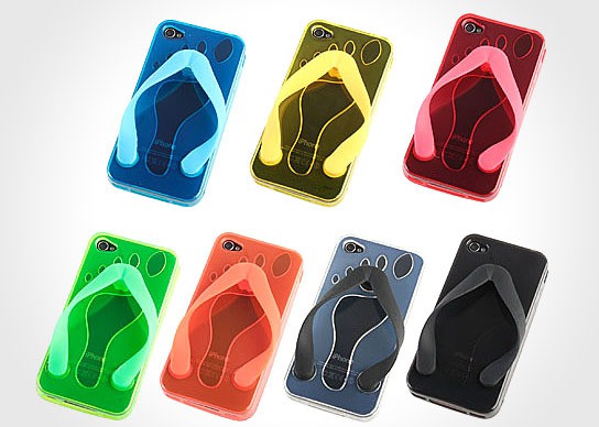 iPhone 4 Slippers plastic case 544x388px