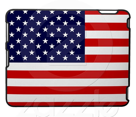 American Flag iPad Case 544x468px