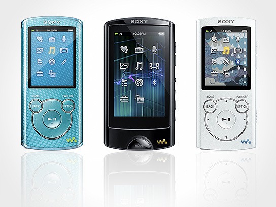 Sony new Walkman MP3 players 544x408px