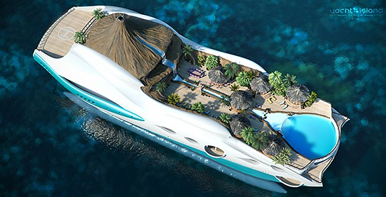 Tropical Island Paradise Superyacht 544x278px