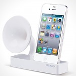 OZAKI iSuppli Gramo iPhone Speaker – power free, gramo-style