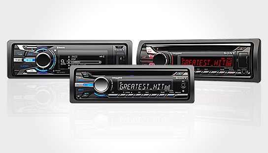 Sony In-dash Car Stereo 544x311px