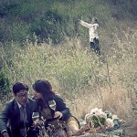 engagement photo shoot wrecked by zombie [photos]