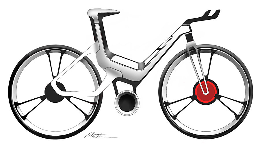 Ford E-Bike Concept Sketch 900x515px
