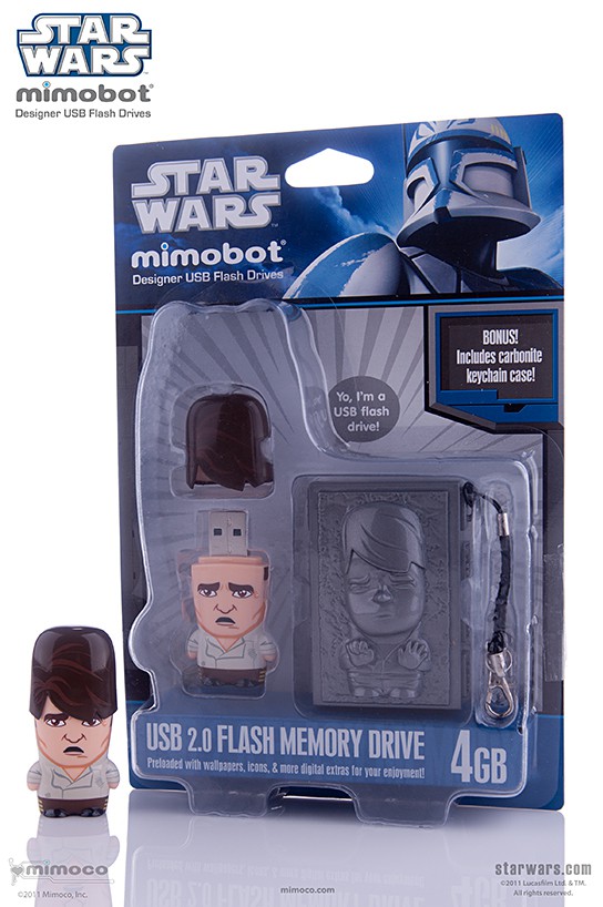 Han Solo MIMOBOT with Carbonite carrying case 544x818px